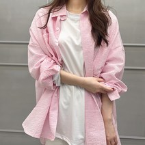 [세인트이브] TNL014 빅사이즈 박시 카라 셔츠