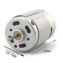 전동 공업용 소형 AC모터 3.6V 모델 380 DC 모터 6V 11500rpm 1.08A DIY 제작 부품 완구 수제 액세서리 항, 한개옵션0
