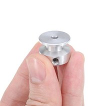 벨트풀리 타이밍벨트 풀리 20mm 알루미늄 합금 싱글 그루브 고정 보어 휠 4/5/6/8/10mm 모터 샤프트 6mm, 05 10mm