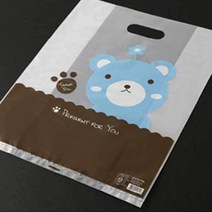 모던포장지 귀여운 캐릭터 비닐 봉투 선물 들고 다니기 편한-2802EA, 본상품선택