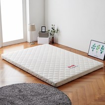 벨로스 고무나무 원목 퀸 사이즈 침대 프레임 매트리스, 3_1.견면 매트리스(Q)