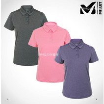 밀레 매장 勸 이월 초특가할인! 단체복 여성 스카티S 카라 티셔츠 MVPUT801HJ
