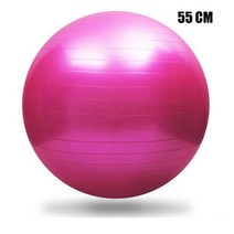 55/65/75/85/95 CM 요가볼 필라테스 피트니스 밸런스 볼 체조 임산부 배달 운동 피트니스 조산 PVC 볼, 본상품, Pink 55 CM 옵션