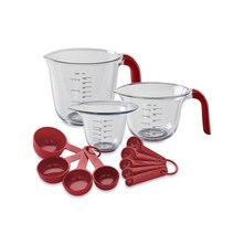 키친에이드 계량컵 3P + 계량스푼 9P | 계량 식기세척가능 조리 요리 | Kitchenaid Measuring Cup & Spoon Set