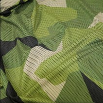 스웨덴 기하학적 위장 패브릭 여름 메쉬 빠른 건조 T 셔츠 200150cm 야외 M90