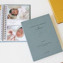 남자친구 1주년 선물 사진 앨범 제작 커플 포토 북 4x6 바인더 아이 사진 정리, 라이트그레이