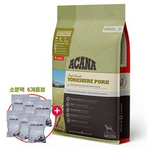 아카나 DOG 요크셔 포크 6kg 애견사료, 없음
