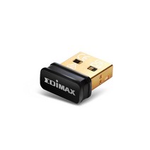 Edimax 와이파이 4 802.11n 무선랜 표준 PC용 어댑터 버전 무선 N150 나노 USB 동글 150Mbps 가장 작은 윈도우 맥 OS 리눅스(EW7811Un V2)