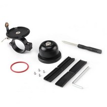 자전거벨 경적 자전거알림 따르릉 다목적 자전거 벨 포지셔닝 도난 방지 브래킷 바이크 벨 사이클링 액세서리, Black