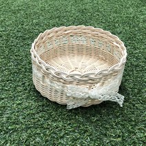 라탄DIY 라탄레이스바구니만들기 라탄바구니만들기 라탄만들기세트, 없음