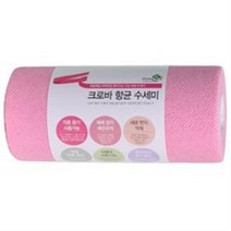 크로바몰 하루 한장씩 뜯어쓰는 위생수세미 핑크, 60매, 3개