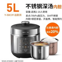 멀티쿠커 만능쿠커 캠핑용 세라믹 자동 전기 스마트 압력 가전 즉석 냄비, 10.5L-2 - AU