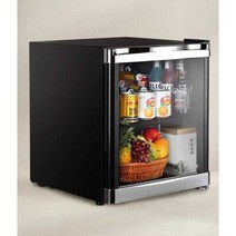 미니냉장쇼케이스 술 음료 냉장고 가정용 주류 술장고, 블랙