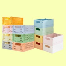 넷앤클린 사무실 장난감 수납용 폴딩 정리 박스, 대형(W25XD16.7XH10cm), 4개, 화이트(무지)
