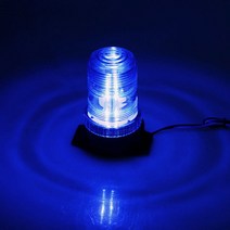 중장비 안전등 경고등 사고방지 12/24V 30 LED Car Emergency Strobe Lights Forklift Vehicle Roof Safety, 01 Blue Light