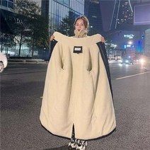 여성아우터 패딩 겨울바람막이 양털코트 여자롱후리스 양털롱후리스 양털안감 야상코트 여성겨울아우터