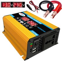 변압기 인버터500W 12V ~ 220V LED 자동차 전원 인버터 변환기 충전기 어댑터 듀얼 USB 전압 변압기 수정, 01 DC12V-AC220V