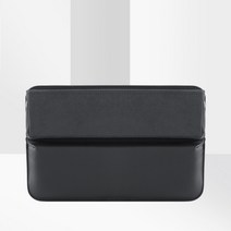 bmw 벤츠 차량용 사이드 자동차 포켓 틈새 쿠션 수납 용품 보관 수납함, 로고없는, 1P, 스웨이드블랙