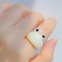 링 돌고래반지 연인을 이쁜 귀여운 개구리 반지 폴리머 클레이 수지 아크릴 여자 커플 여름 패션 동물 주얼리 선물337576