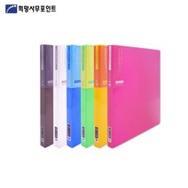파일철 A4 40매 클리어화일 계약서 증권서류 부동산문서파일 화일철, 청색, 1개