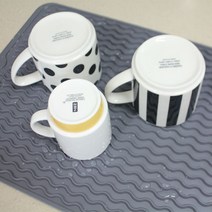 실리콘 주방 드라잉매트 설거지 건조매트, 그레이
