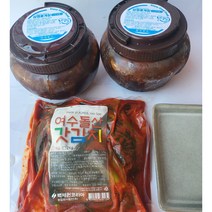 실속여수특산선물셋트 삼점꽃게간장게장 1.5kg x 2단지 3kg +돌산갓김치 1kg 증정