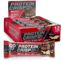 BSN 비에스엔 신타6 프로틴바 크리스피 초콜릿 크런치 57g x 12바 유청 단백질 웨이, 12개