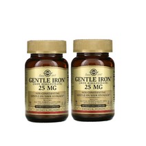 1+1 솔가 부드러운 철분 젠틀 아이언 25 mg 180 정 12개월분 식물성 캡슐 킬레이트 철 글루텐 유제품 프리 배송품질보증