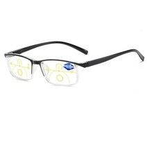 CRIXALIS-다초점 프로그레시브 독서용 안경 남성 TR90 초경량 처방 안경테 여성용 블루 라이트