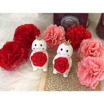 어설렘 카네이션 지방이 석고방향제 차량용, 라벤더