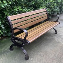 공원의자 벤치 야외 부식 방지 목재 야외 정원, 워드 백 의자