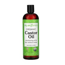 (미국) 스카이오가닉스 캐스터 오일 473ml 1팩 Sky Organics Castor Oil USDA Organic Cold-Pressed