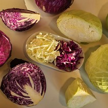 친환경 마음밭 국내산 무농약 양배추 적채 3kg 5kg 10kg 연중 가장 아삭하고 맛있어요, 양배추 5kg, 1개