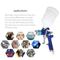 무선고압청소용물총 1.4mm/1.7mm 페인트 스프레이 건 노즐 600cc 중력 피드 HVLP 에어 브러시 전문 sandbla, 01 1.7mm Nozzle