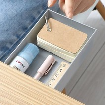 책상 아래 쌓을 수 서랍 정리함 펜 홀더 홈 오피스 문구 상자 공간 절약 보관 테이블, Grey single layer_S-21.8X11X3.
