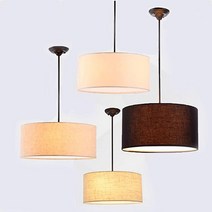 수입 패브릭조명 거실등 식탁조명 원통 이케아조명 무드등 거실 식탁등 포인트 빈티지 펜던트 카페 이케아온라인몰 식당조명, 베이지S