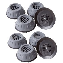 방진패드 방진고무판 진동 방지 발 패드 고무 다리 슬립스톱 사일런트 스키저 라이저 매트 세탁기 지지 댐퍼 스탠드 가구 4 개 8, [02] 8pcs