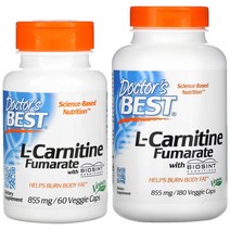 닥터스베스트 L 엘카르니틴 카르니틴 푸마르산 푸마르산염 855mg, 180정