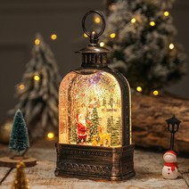 [하프스노우볼] 크리스마스 선물 오브제 램프 오르골 스노우볼 18종 택1, 대형, 눈사람