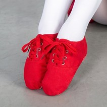 발레토슈즈 성인 취미Women Dancing Boot Shoes Low Heel Soft Sole Canvas Lace Up Ballet Dance Slippers, 12 45, 05 E