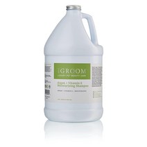 IGroom Argan+비타민 E 강아지 샴푸 전문가처럼 손질 향상된 세척력 권장 pH 균형 미국 제조 갤런