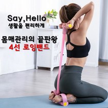 유어밤몸을 예쁘게 만들려면? 홈트 튜빙밴드 로잉밴드!!!, 보라