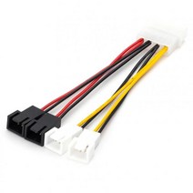 조이쿨 IDE 4P TO 12V5V 3P 케이블 케이블-전원케이블