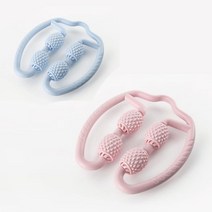 종아리롤러 허벅지마사지롤러 다리안쪽근육운동기구 스트레칭, 핑크