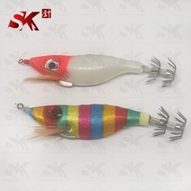 선경 2019 야광 왕눈이 에기 고추장에기 색동에기 에기모음, 25Ea