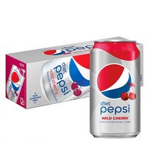 펩시 체리콕 와일드 탄산 음료 미국 Pepsi Wild Cherry 12oz (355ml) X 24개