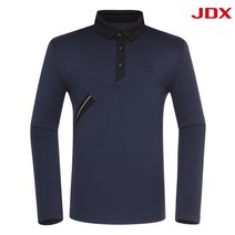 JDX 남성골프웨어 겨울 스판티셔츠 코트나 양기모 배색 제에리 티 X1TLT4409DB