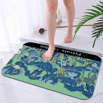 홈다움 빨아쓰는 말랑이 규조토 발매트 40 x 60 cm, 프라이빗가든