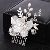 와이드 셀프웨딩 헤어핀 돌잔치 한복 혼주 올림머리