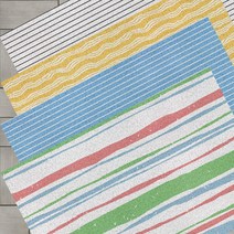 패턴 코일 현관매트 베란다 발코니 현관용 매트 업소용 바닥 아파트입구 롤 DIY 매트, 북유럽패턴코일매트, 19.언벨런스웨이브-옐로우, 1개